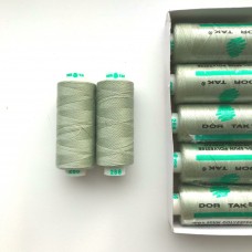 Высококачественные нитки Dor tak 40/2, 400 ярд, в цвете шалфея (256) для профессионального шитья