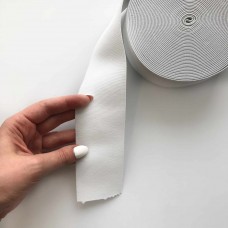Плотная белая резинка 6 см для швейных работ - купить в интернет-магазине швейной продукции