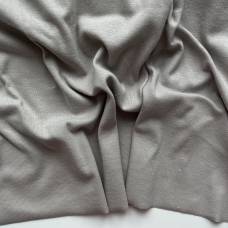 Рибана с лайкрой Платиново-серая (к велюру)