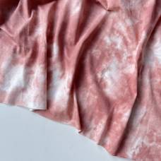 Кулирка 100% хб Тай-дай Светлый терракот