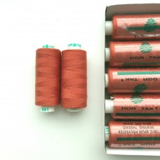 Нитки Dor tak 40/2, 400 ярд, медный цвет (461) - высококачественный выбор для швейных проектов