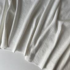 Рибана трансферная "ромбики-полоски" Молочная