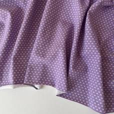 Кулирка с лайкрой Галочки на лиловом