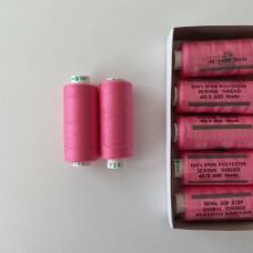 Нитки dor tak 40/2, 400 ярд, ярко-розовый (728)