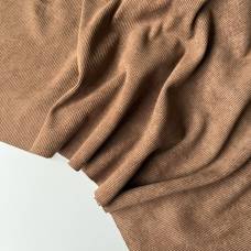 Кашкорсе плотное Темный кэмел (с эффектом варёнки)