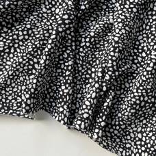 Кулирка с лайкрой Пятнышки на черном