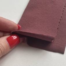 Рибана микроначес с лайкрой Розовый шоколад