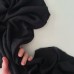 Элегантная штапельная ткань с жаккардовым узором в черном цвете - идеальный выбор для создания стильной мужской одежды