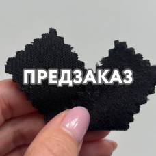 Футер 3-нитка на велюре Черный