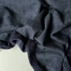 Футер 3-нитка начес варёнка Темно-синий (барашек)