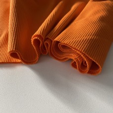 Купить кашкорсе плотное оранжевого цвета с микродиагональю в интернет магазине швейной продукции