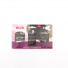 Создавайте профессиональные швы с набором игл для ручных работ с нитевдателем Alfa (50 шт) в нашем интернет-магазине швейной продукции
