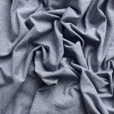 Кулирка с лайкрой Голубая мелкая полоска