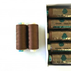 Высококачественные нитки Dor tak 40/2, 400 ярд, цвет Моро (675) для профессионального шитья в интернет-магазине швейной продукции