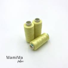 Качественные нитки Dor tak 40/2, 400 ярд, светло-желтого цвета (105) для шитья в интернет-магазине швейной продукции