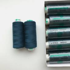 Качественные нитки Dor tak 40/2, 400 ярд, цвет петроль (403) для профессионального шитья