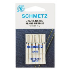 Швейные иглы Schmetz 130/705H-J №80 для джинсов - надежный выбор для профессионального шитья